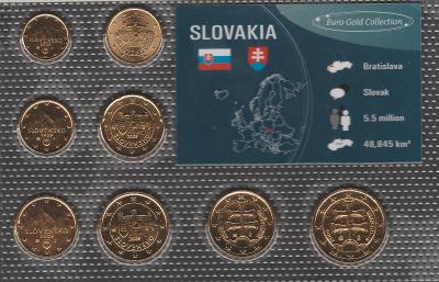 Slovenske euromince-2009-24 K-pozlatene.