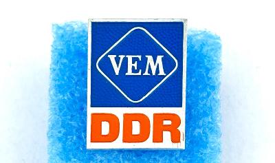 Odznak DDR domácí výrobky spotřeby VEM DDR