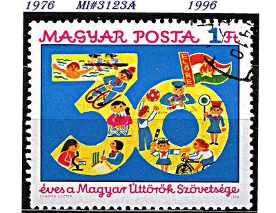 Maďarsko 1976,  30 let maďarské pionýrské organizace