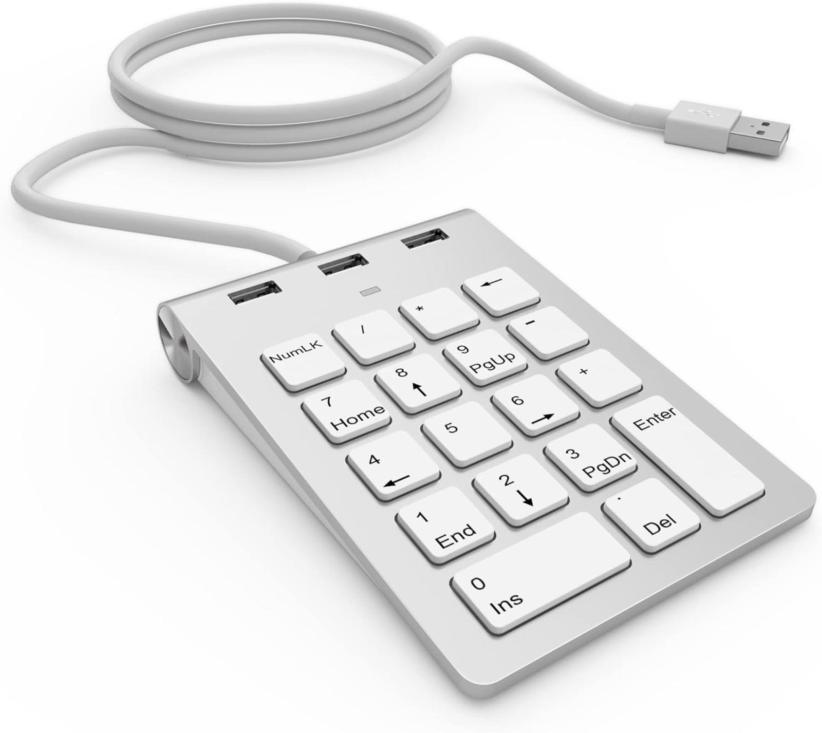Numerická klávesnica pre Apple/ 3x USB/ Od 1Kč |230| - Vstupné zariadenie k PC