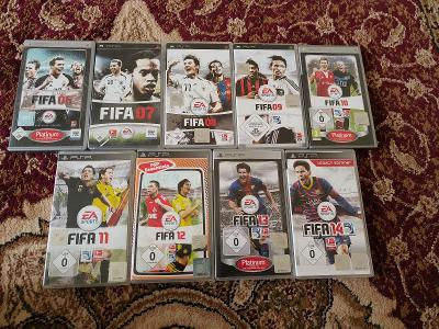 Zbierka FIFA hier - PSP / Playstation Portable hry ( nemecké verzie )