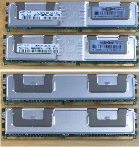 2x SAMSUNG CE65 1GB 667MHz DDR2 FBD ECC