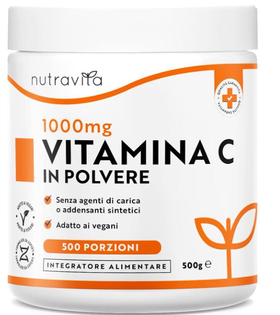 Nutravita Vitamín C v prášku 500 g - Lekáreň a zdravie