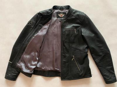 Kožená bunda Harley Davidson - jako nová - dámská