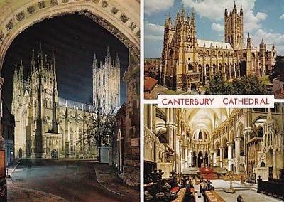 Velká Británie, Anglie, Canterbury, katedrála, ineriér, neprošlá