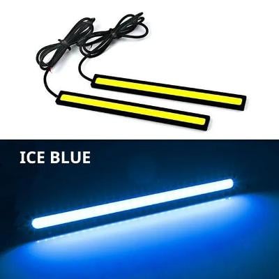 2ks 17cm Vodotěsné Světla COB Stylování Auta LED Barva: Ledově Modrá
