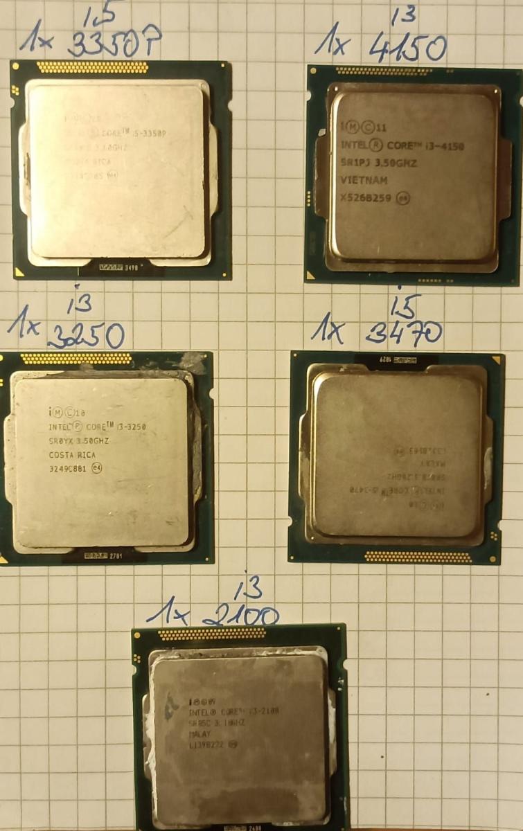 🖥️5x Procesor Intel (2x i5 a 3x i3)🖥️ 2. - Počítače a hry