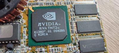 Rarita Grafická karta AGP Nvidia Riva TNT2 PRO 32MB, VGA