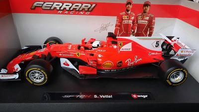 F1 FERRARI SF 70 (2017), Vettel, 1/18 Bburago