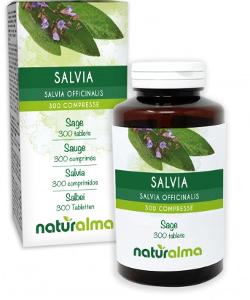 Šalvěj lékařská (Salvia officinalis) Listy NATURALMA  300 tablet
