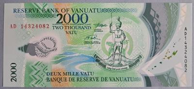 VANUATU (P-14), 2000 Vatu, 2014, UNC, plast
