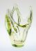 Váza z uránového skla - Jan BROŽ návrh 1956, skláreň Škrdlovice - Starožitnosti