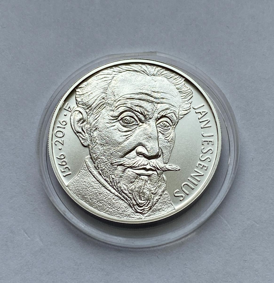 Strieborná minca - 450. výročie narodenia Jána Jessenia - S 240306/16 - Numizmatika