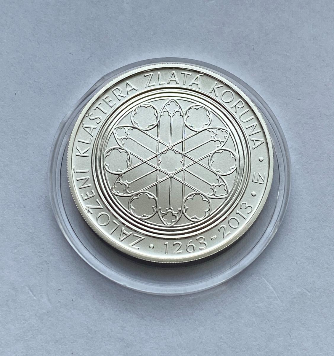 Strieborná minca 8,00 € Založenie kláštoru Zlatá koruna - S 240306/24 - Numizmatika