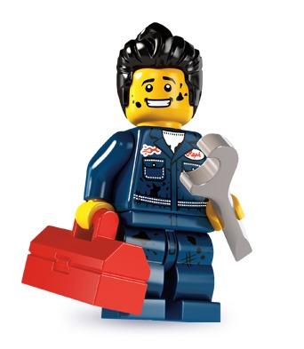LEGO 8827 MINIFIGURKY 6. séria Opravár - Hračky