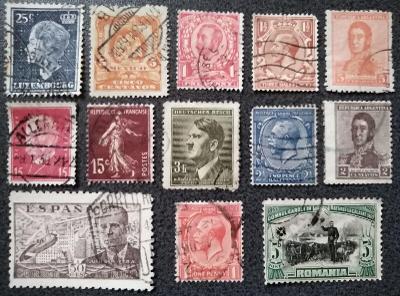 Old Stamps mix -Real foto-vlastně  tmavší-Aukce od korunky!
