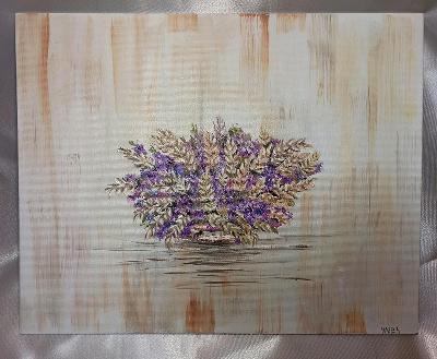 Olejomalba květy - 24x30cm