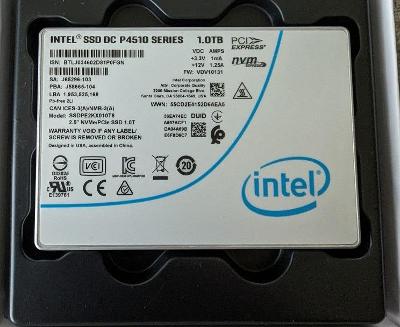 U.2 NVMe SSD Intel P4510 1TB