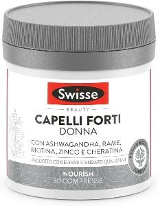 Doplněk stravy Swisse Capelli Forti - zdravé vlasy, 30 tablet