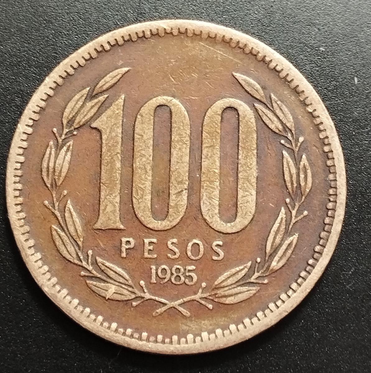Čile 100 pesos 1985 KM# 226 - Zberateľstvo
