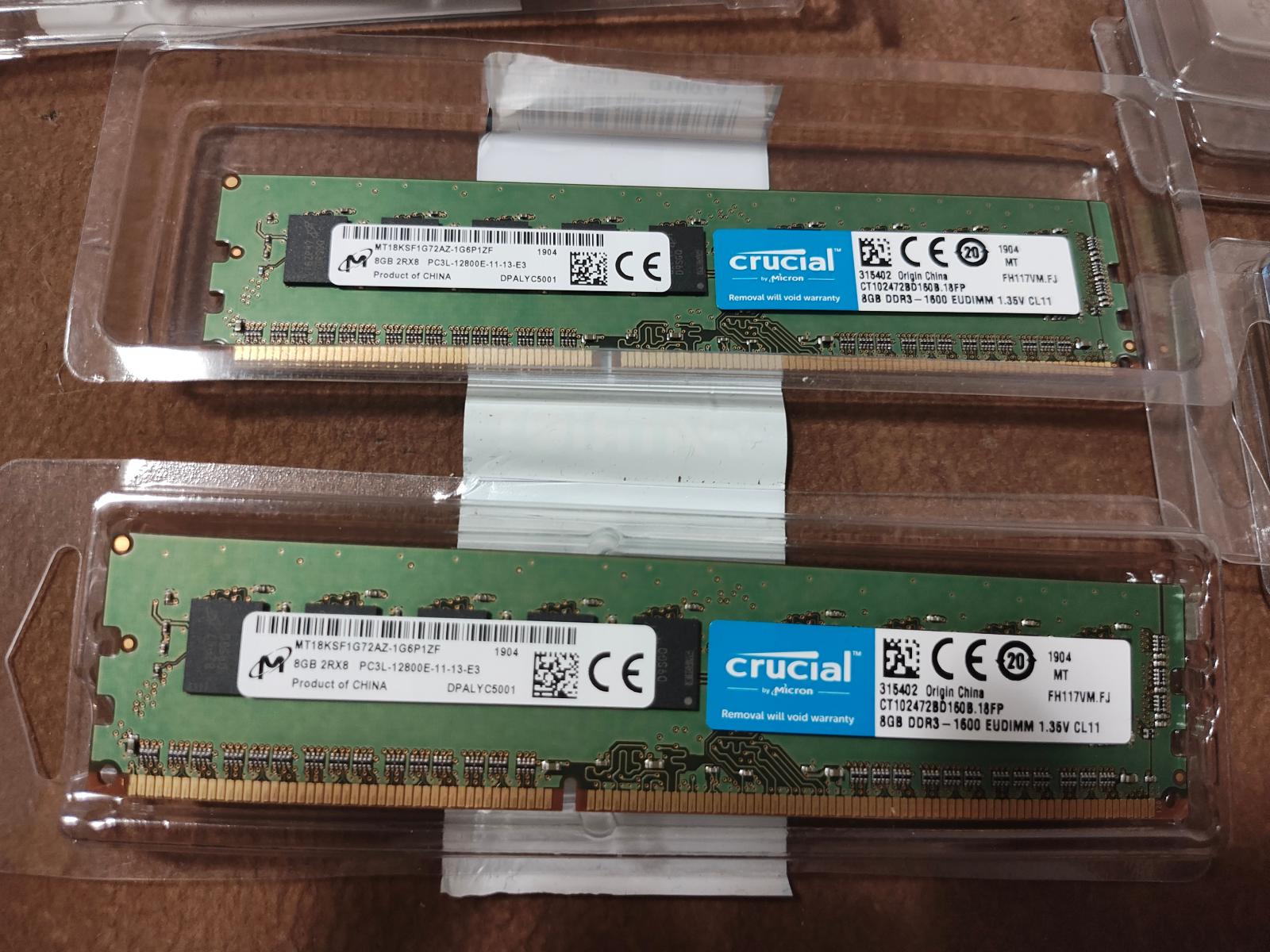 paměti DDR3 8GB - 2 moduly - Počítače a hry