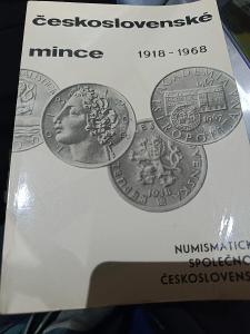 Československé mince 1918-1968 kniha. 