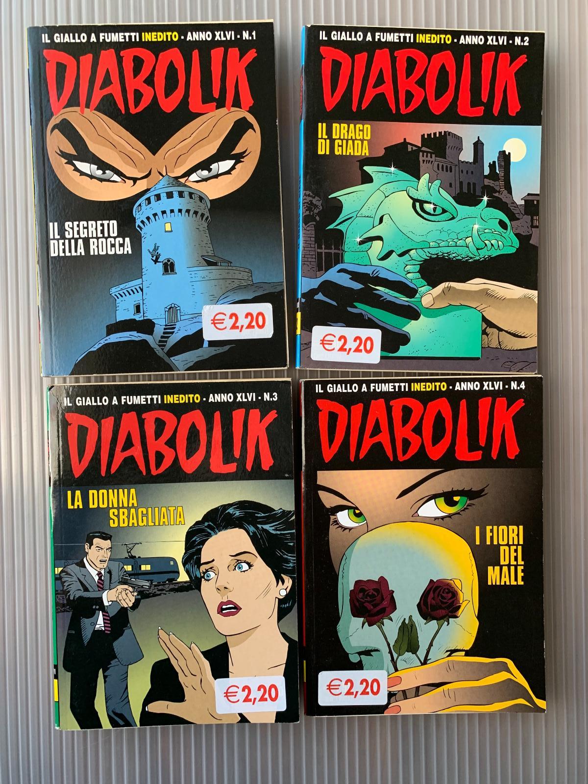 4x DIABOLIK - Komiks v Taliansku - Knihy a časopisy