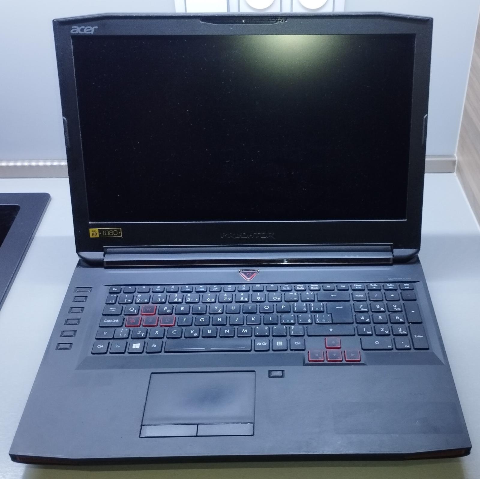 Acer Predator 17 (G9-792-7719) - na diely, nefunkčný - Notebooky, príslušenstvo