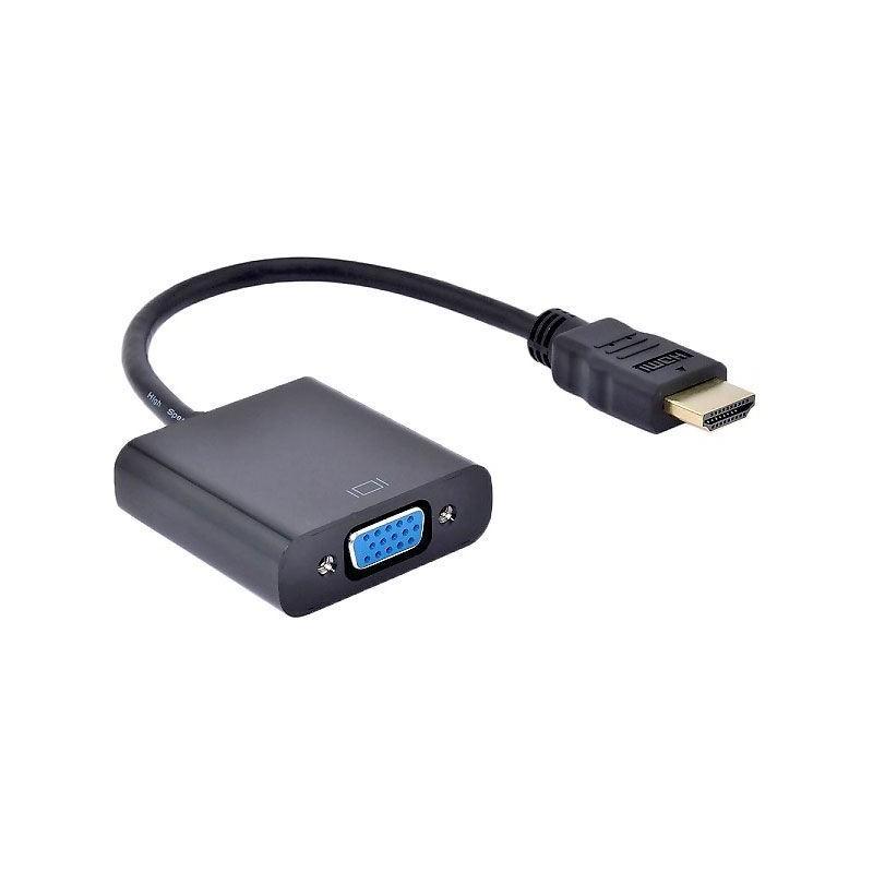 Převodní kabel / Adaptér HDMI na VGA / černý /od 1Kč |001| - Mobily a smart elektronika