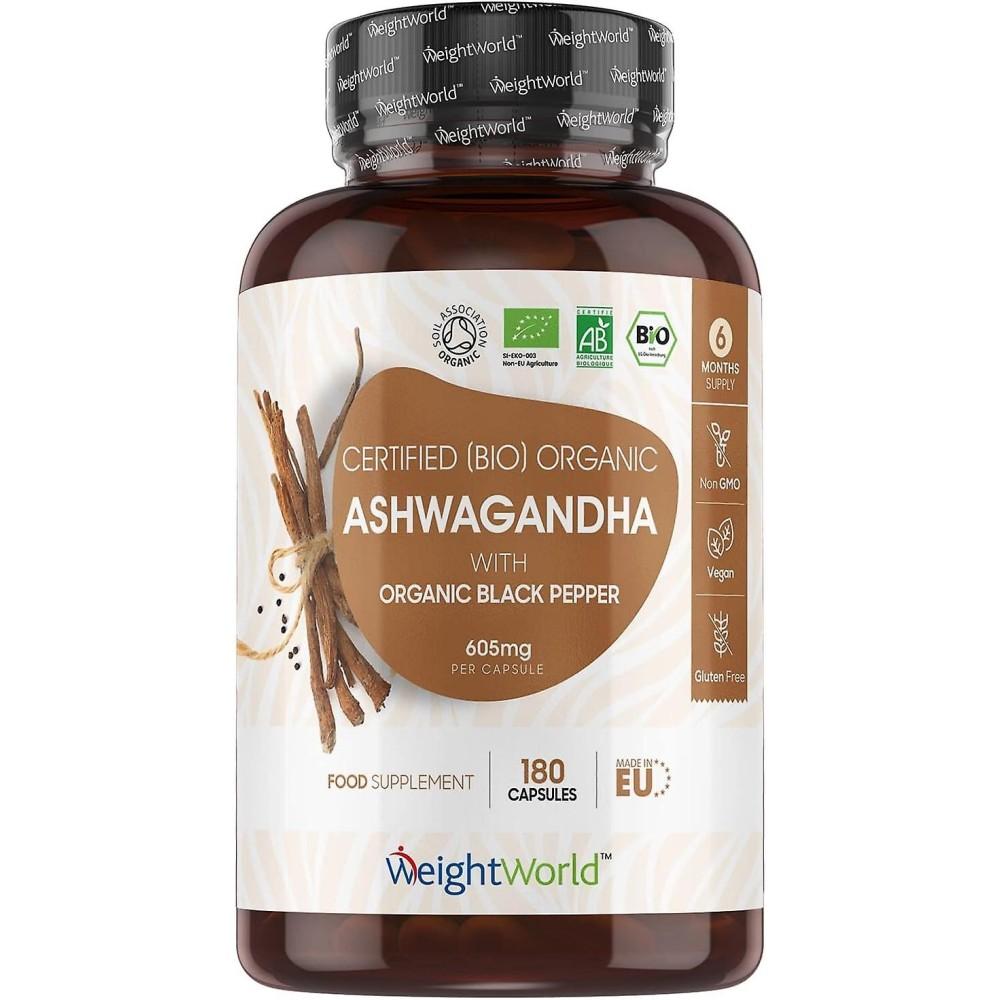 WeightWorld - Ashwagandha s čiernym korením, 180 kapsúl - Lekáreň a zdravie