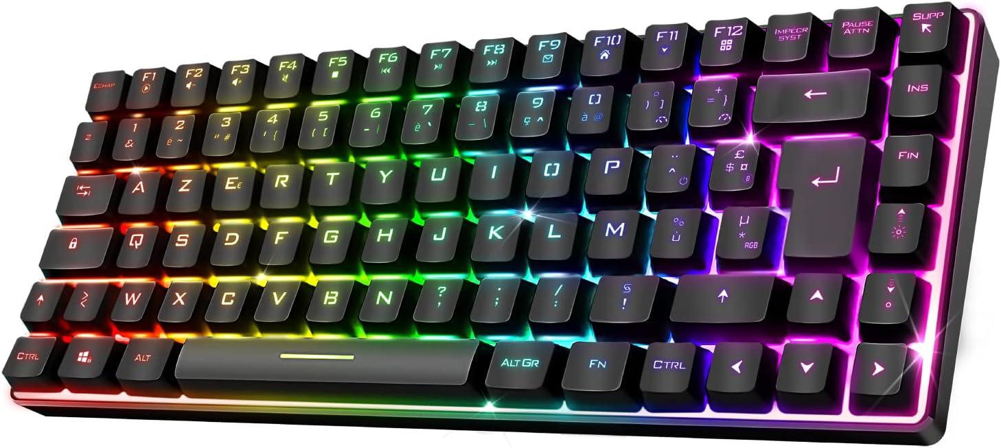 SPIRIT OF GAMER - Bezdrôtová herná klávesnica RGB - Vstupné zariadenie k PC