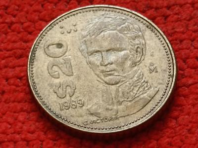 Mexiko 20 pesos 1989