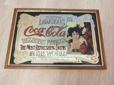 Coca Cola - starý zrkadlový obraz.