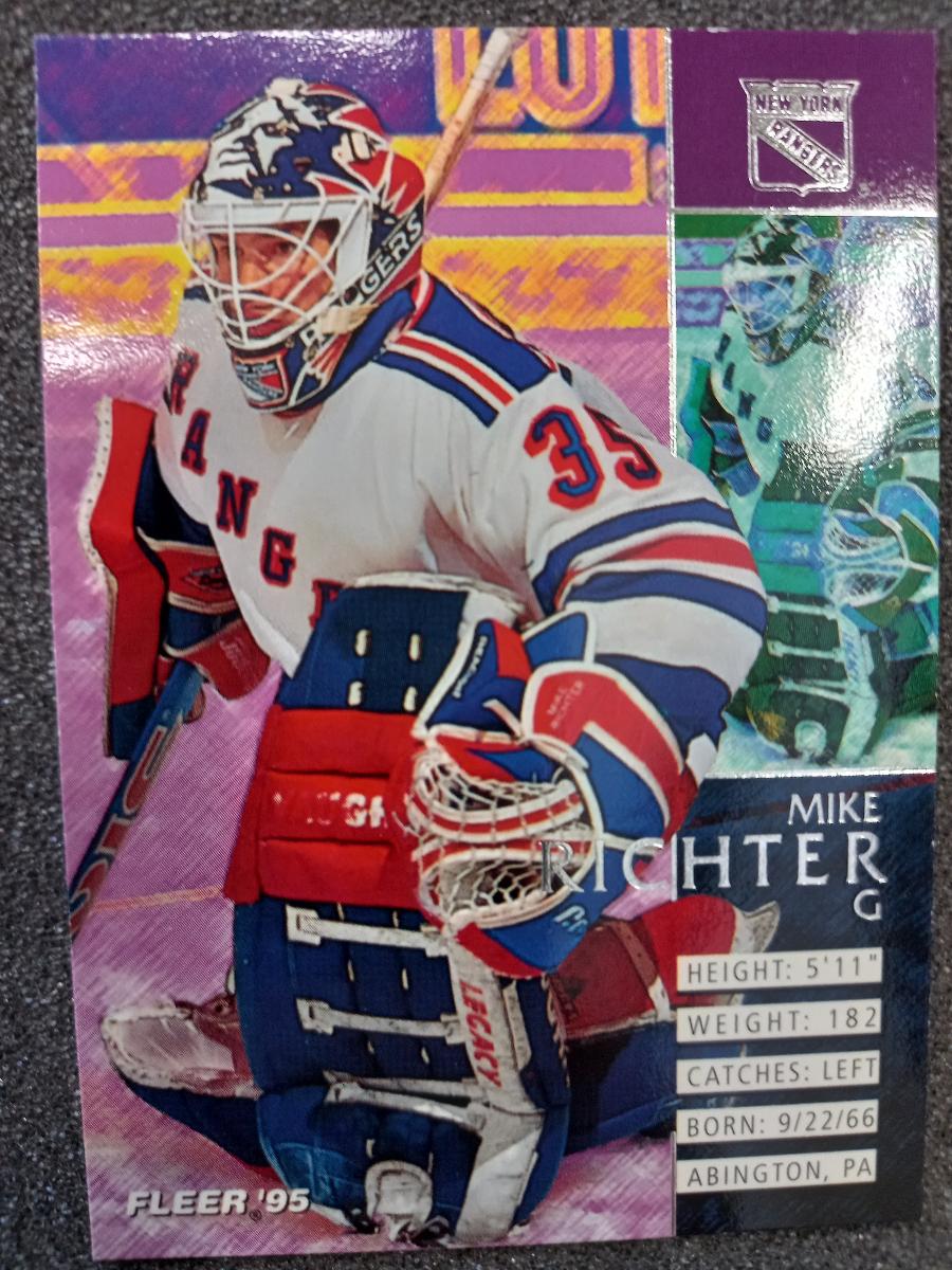 MIKE RICHTER FLEER '95 - Hokejové karty