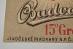 Pivná etiketa č.9 - Budvar - Špeciálna 15° Granát - zdvojená tlač - Pivné etikety