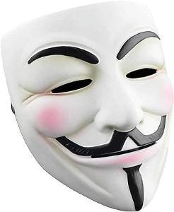 Karnevalová maska Anonymous/plastová / TOP/ od 1kč |248|
