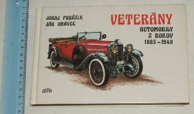 Veterány automobily z rokov 1885 - 1940 J. Oravec - slovensky