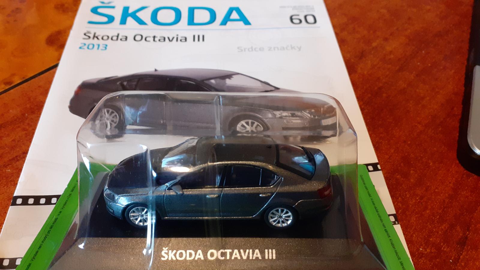 DeAgostini Škoda OCTAVIA III - ŠPZ 6S1 Kaleidoskop 1:43 - Modely automobilov