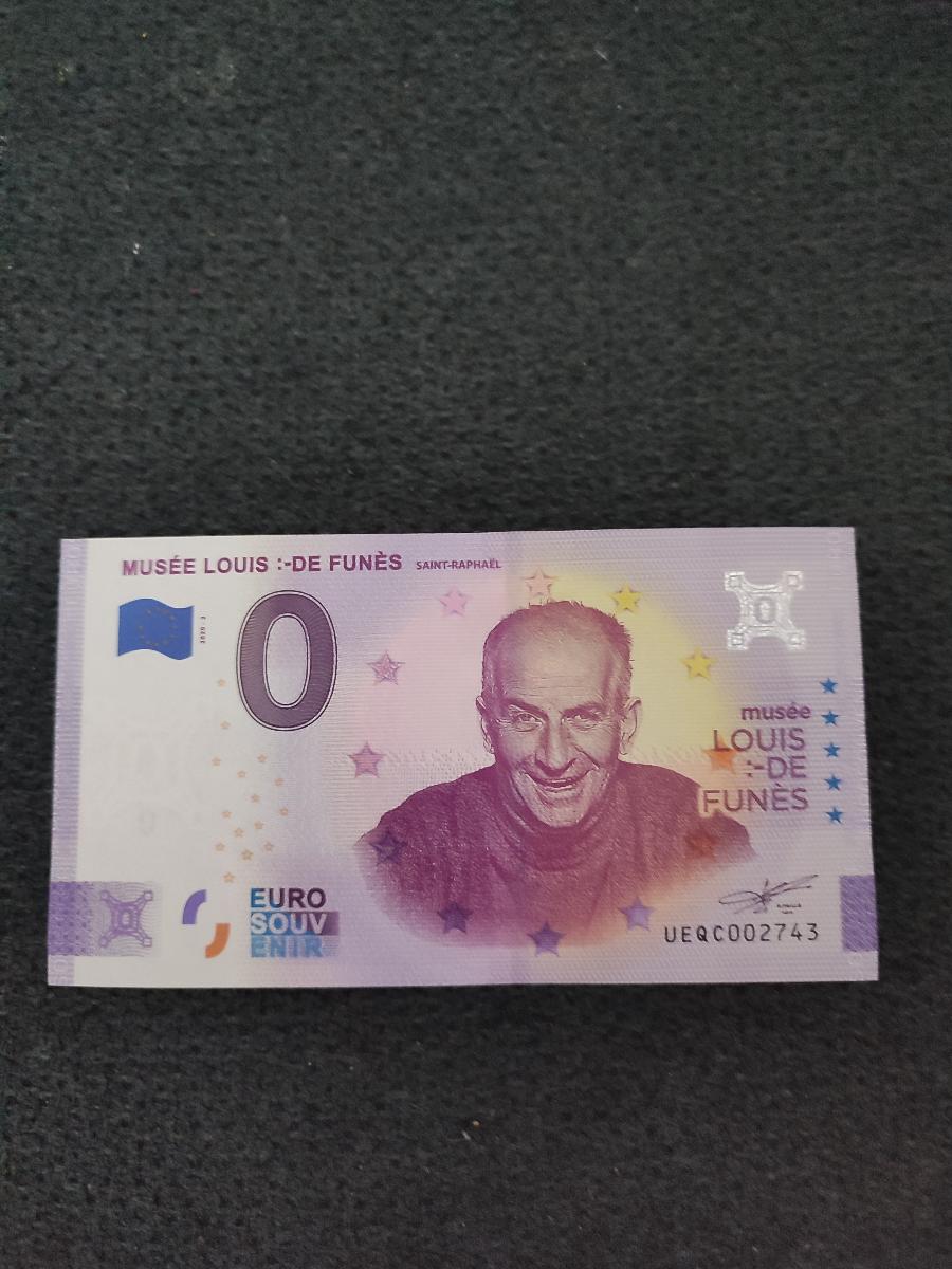 0 euro souvenir bankovky LOUIS DE FUNES anniversary 2020 - Zberateľstvo