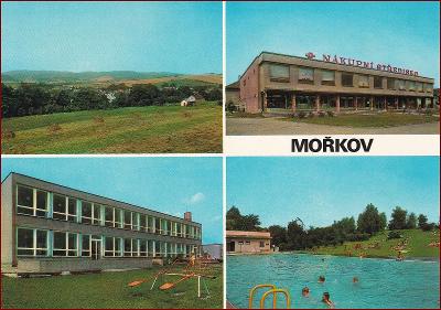 Mořkov * škola, koupaliště, obchod, okénková * Nový Jičín * B1226