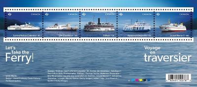 Kanada 2023 Známky aršík 315 ** lodě námořní trajekty