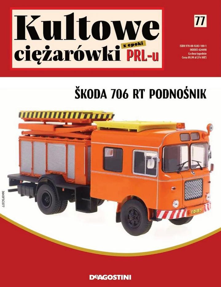 Skoda 706 RT - 1:43 - DeAgostini - Kultowe ciężarówki č. 77 (PL edícia) - Modely automobilov