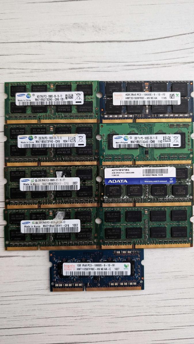 RAM do notebookov DDR3 SO-DIMM - Notebooky, príslušenstvo