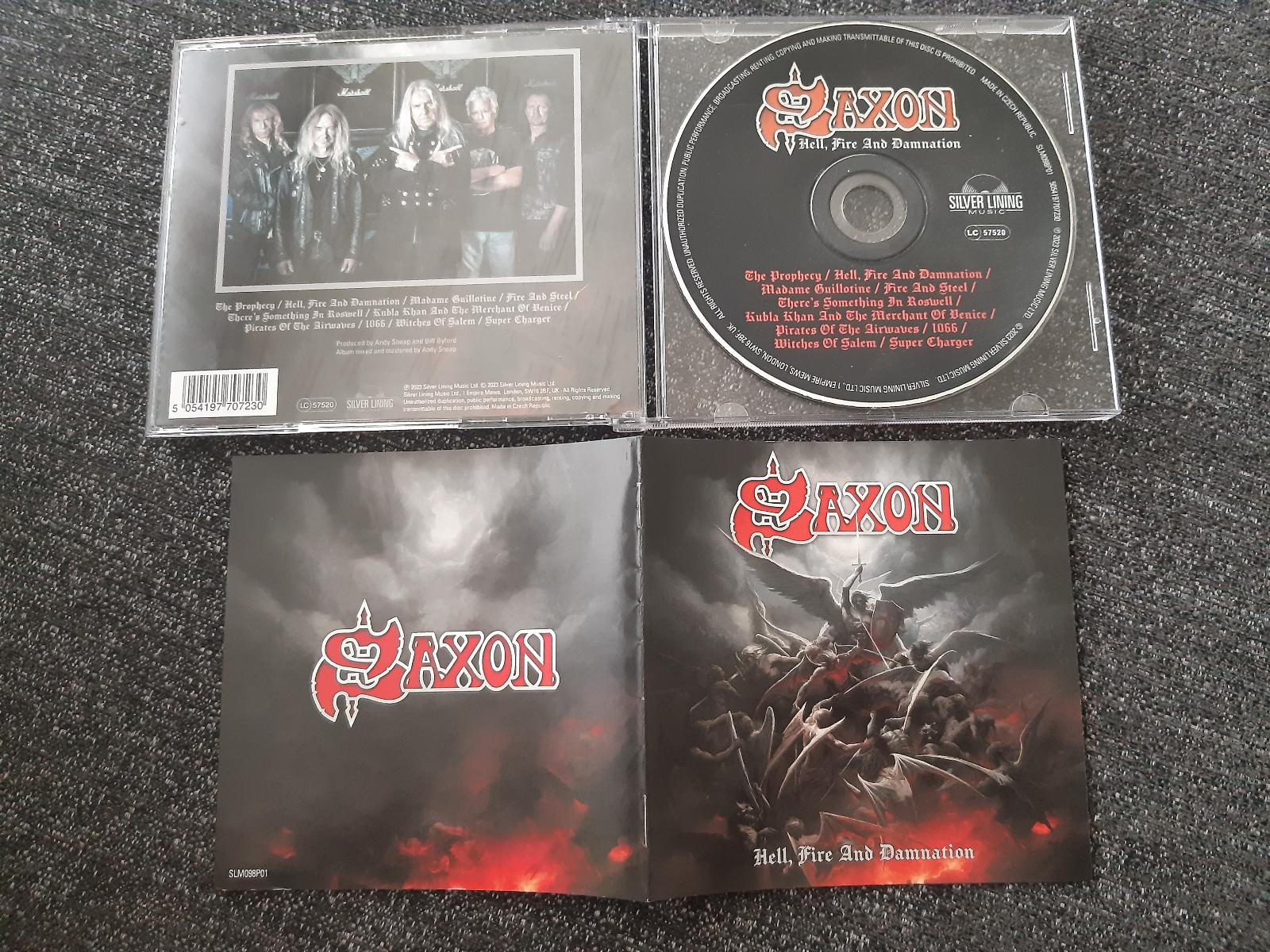 CD SAXON-HELL, FIRE AND DAMNATION 2024 / NEW ALBUM SUDIO - Hudba na CD