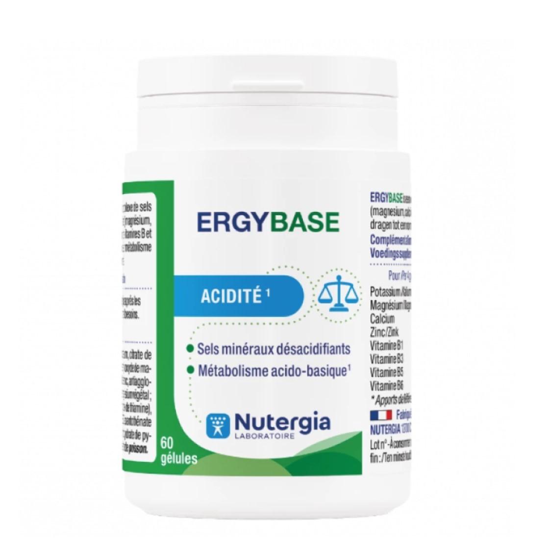 Výživový doplnok Nutergia ErgyBase Acidité, 60 kapsúl - Lekáreň a zdravie