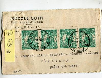 PRAHA - ELEKTROPOTŘEBY RUDOLF GUTH 1920 /YE-6