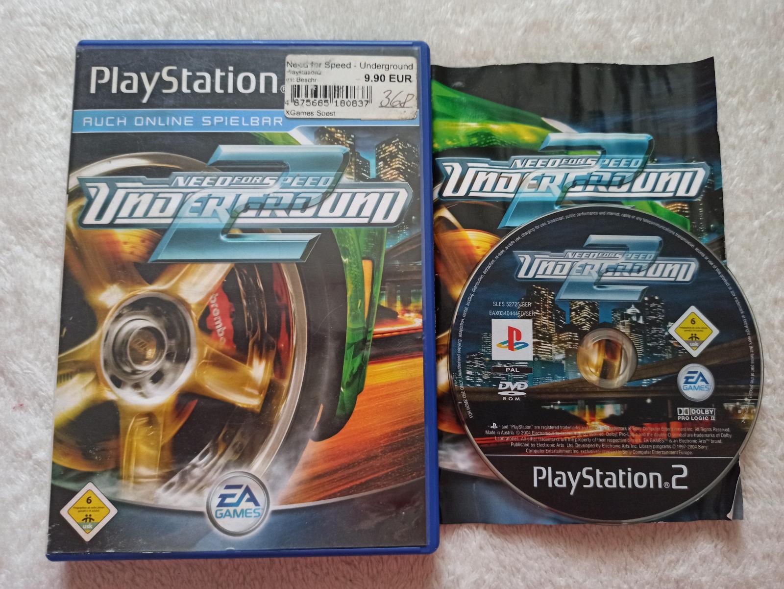 PS2 Need For Speed ​​Underground 2 - Hry