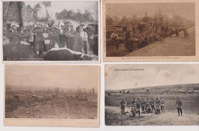 Válečné pohlednice, Feldpost- konvolut pohlednic (80ks)