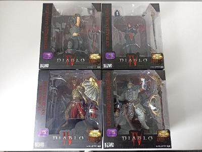 Diablo 4 figurky - Necromancer, Barbarian, Druid, Sorceress