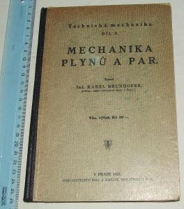 Mechanika plynů a par - K. Brunhofer - 1927 - statika plynů par 